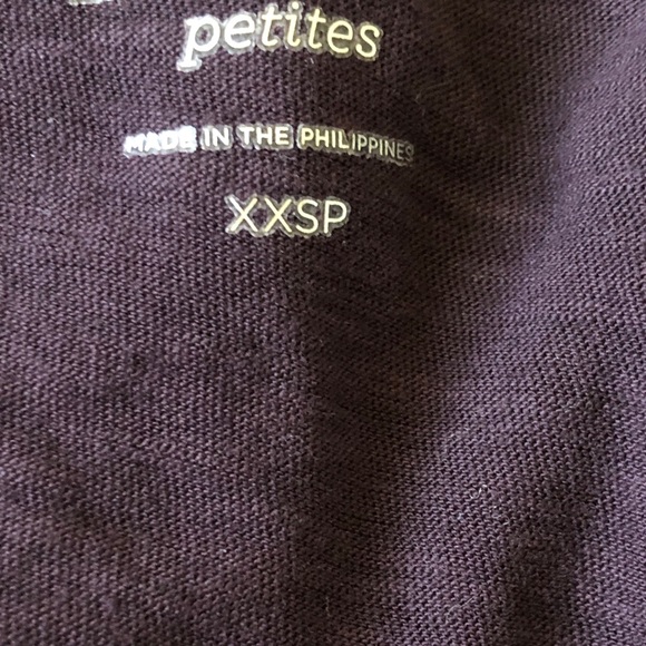 LOFT XXSP deep plum shirt - Picture 5 of 5